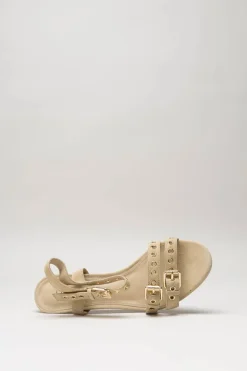 Lodi - Beige Sandaal hak