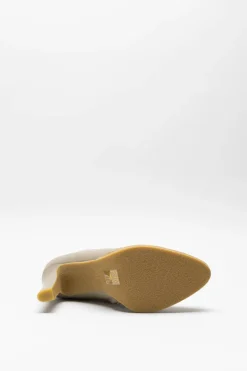 Lola Cruz - Beige Enkellaars hak