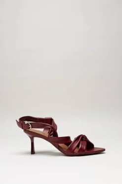 Lola Cruz - Bordeaux Sandaal hak