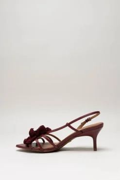 Lola Cruz - Bordeaux Sandaal hak