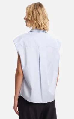 Margaux Lonnberg - Lichtblauw Blouse