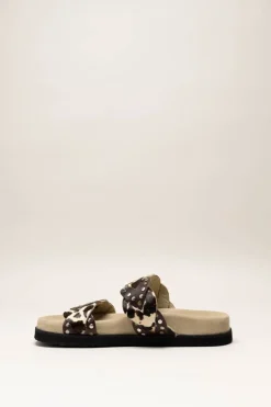 Maruti - Donkerbruin Slipper