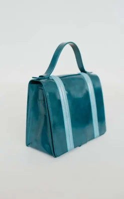 Mieke Dierckx - Blauw Handtas