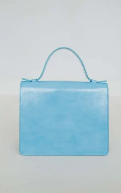 Mieke Dierckx - Lichtblauw Handtas