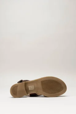 Miz Mooz - Bordeaux Sandaal plat