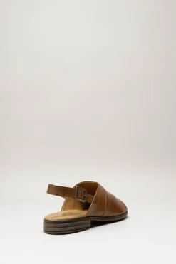 Miz Mooz - Bruin Sandaal plat