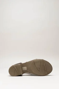 Miz Mooz - Donkerbruin Sandaal plat