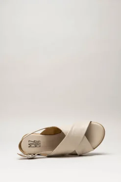 Miz Mooz - Nude Sandaal plat
