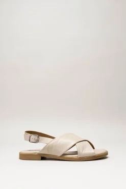 Miz Mooz - Nude Sandaal plat