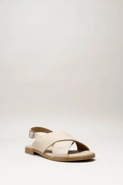 Miz Mooz - Nude Sandaal plat