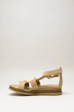 Mjus - Beige Sandaal plat