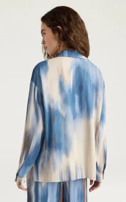 Momoni - Blauw Blouse