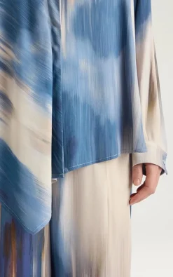Momoni - Blauw Blouse