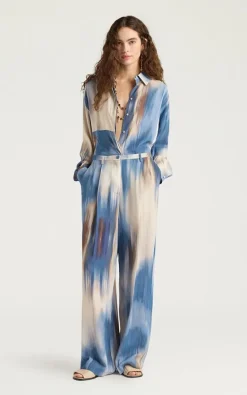 Momoni - Blauw Broek