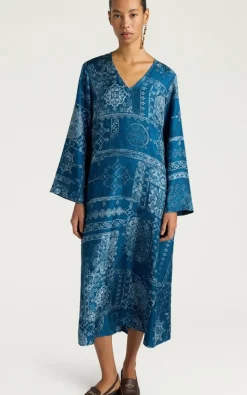 Momoni - Blauw Jurk
