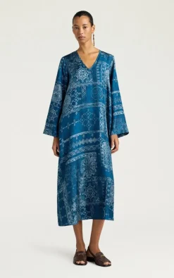 Momoni - Blauw Jurk