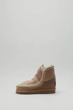 Mou - Beige Enkellaars plat