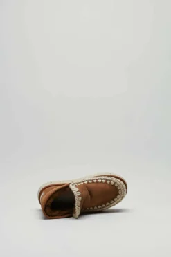 Mou - Cognac Enkellaars plat