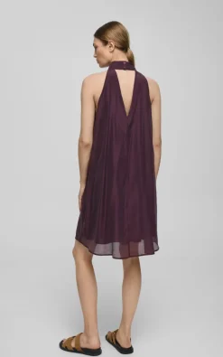 Msch - Aubergine Jurk