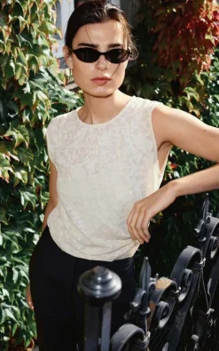 Msch - Beige T-shirt/top