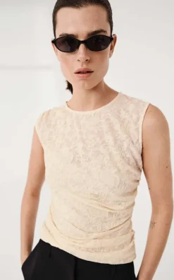 Msch - Beige T-shirt/top