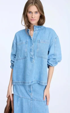 Munthe - Blauw Hemd