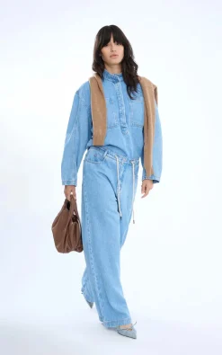 Munthe - Blauw Jeansbroek