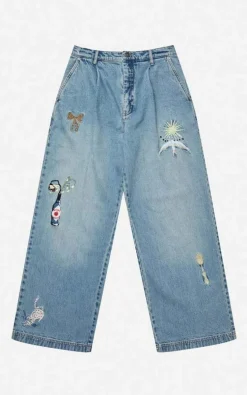 Munthe - Blauw Jeansbroek