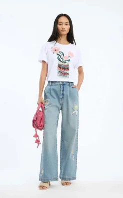 Munthe - Blauw Jeansbroek