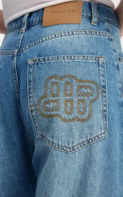 Munthe - Blauw Jeansbroek