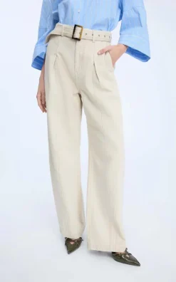 Munthe - Ecru Broek