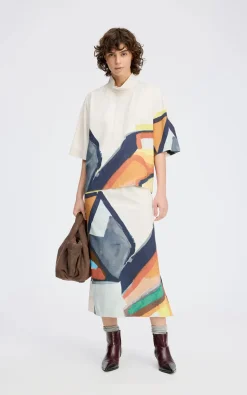 Munthe - Ecru Rok