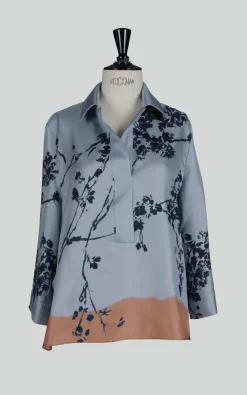 Natan - Lichtblauw Blouse