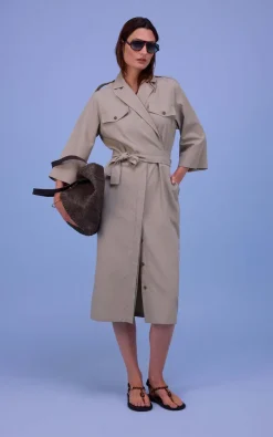 Nathalie Vleeschouwer - Beige Jurk