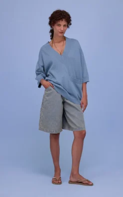Nathalie Vleeschouwer - Blauw Bermuda
