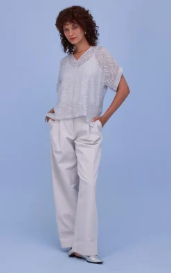 Nathalie Vleeschouwer - Blauw Blouse