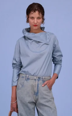 Nathalie Vleeschouwer - Blauw Blouse