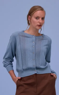 Nathalie Vleeschouwer - Blauw Cardigan