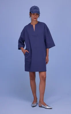 Nathalie Vleeschouwer - Blauw Jurk