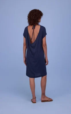 Nathalie Vleeschouwer - Blauw Jurk