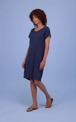 Nathalie Vleeschouwer - Blauw Jurk