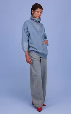 Nathalie Vleeschouwer - Blauw Trui