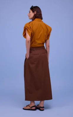Nathalie Vleeschouwer - Bruin Rok