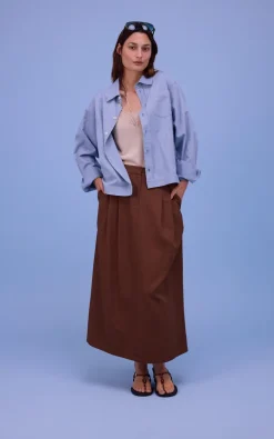 Nathalie Vleeschouwer - Bruin Rok