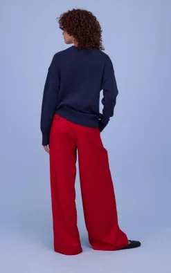 Nathalie Vleeschouwer - Donkerblauw Trui