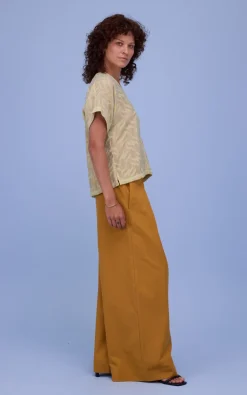 Nathalie Vleeschouwer - Geel Blouse