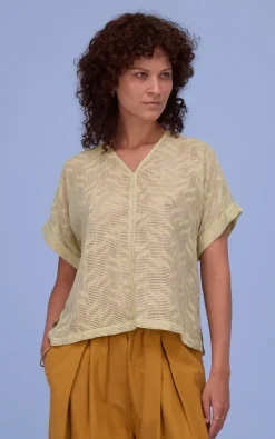 Nathalie Vleeschouwer - Geel Blouse
