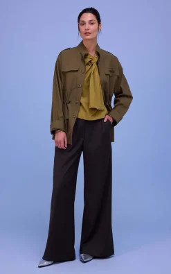 Nathalie Vleeschouwer - Kaki Blouse