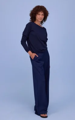 Nathalie Vleeschouwer - Marineblauw Broek