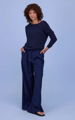Nathalie Vleeschouwer - Marineblauw Broek